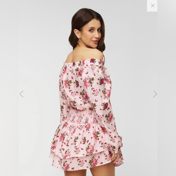 LoveShackFancy Netra mini dress Sz XS - Picture 3 of 8